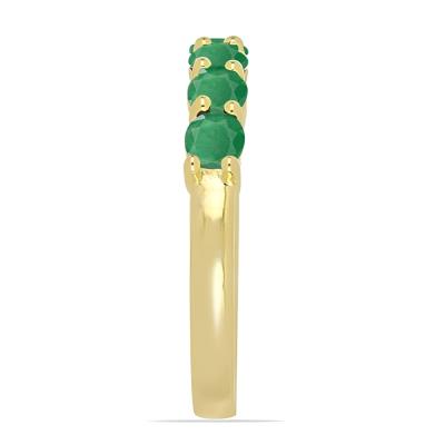 BUY 14K GOLD RING WITH EMERALD GEMSTONE